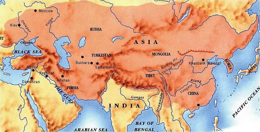 By the 1400s Mongol power was eroding: Tamerlane (Timur) rose out of the Jagadai Khanate and took over lands in Central Asia. In China farmers rebelled.