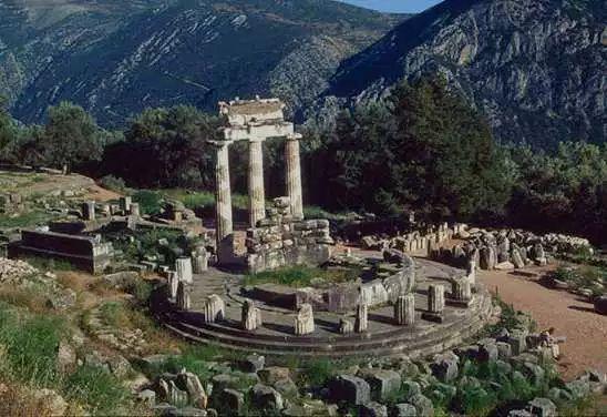 Delphi:Greece Delphi was the center of the cult of Apollo, and respected by all the Greek city states as sacred.