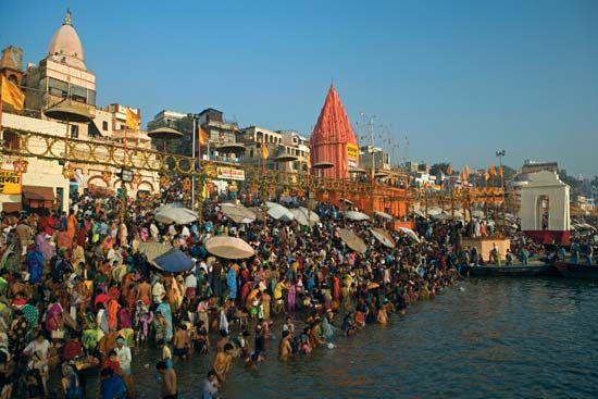 Ganges River: India In Hinduism, the river Ganga is considered sacred and is personified as a goddess Gaṅgā.