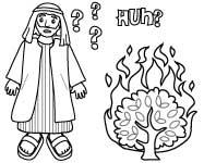 Moses and the Burning Bush Toddler Lesson Lesson Snapshot Forgetful Moses! (Moses and the Burning Bush) Concepts Children Learn: God wants us to remember who he is. God is patient when we forget.