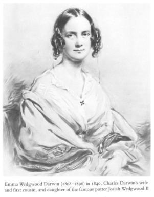 Married Emma Wedgwood in 1839 William