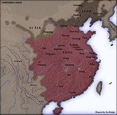 The Song Dynasty ruled from 960