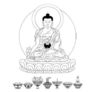 To you, Buddha Medicine Guru, King of Lapis Light, fully realized destroyer of all defilements, fully accomplished Buddha who has fully realized the absolute truth of all phenomena; I prostrate, go