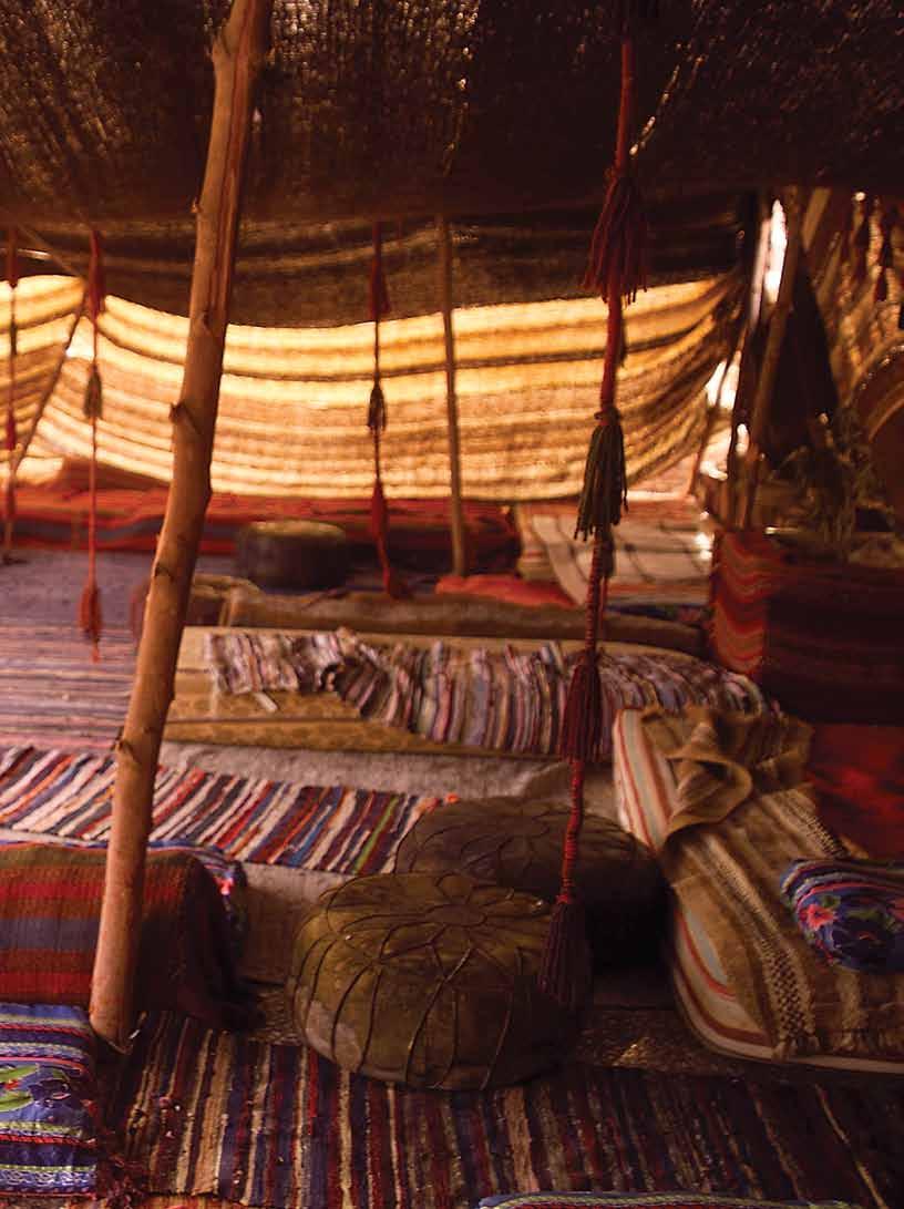 Abraham s Travels By Alan Ray Buescher Interior of a Bedouin tent. Continuing still today, Bedouin have a long-established tradition of extending hospitality to travelers and visitors.