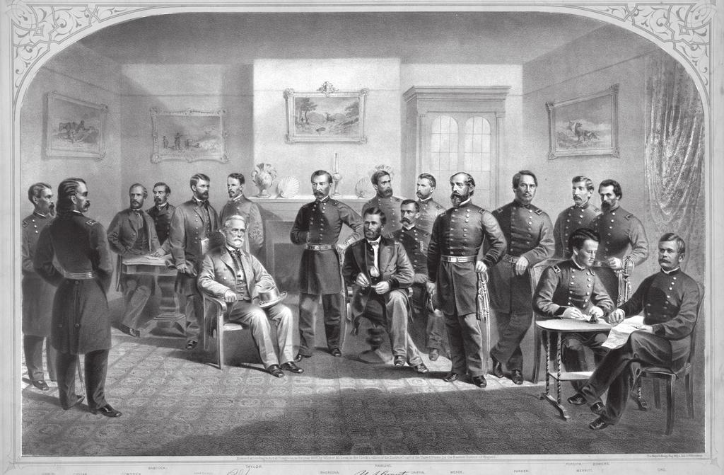 xvi introduction In this room in Wilmer McLean s home at Appomattox Court House, Virginia, General Robert E. Lee surrendered to General Ulysses S. Grant on April 9, 1865.