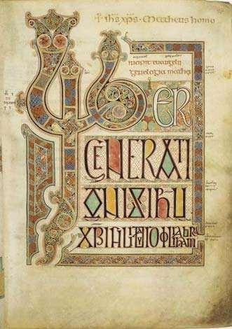 Lindisfarne Gospel, 8 th