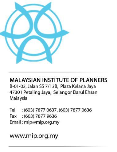 26 th February 2015 Dear Members 43 rd ANNUAL GENERAL MEETING SATURDAY, 21 st MARCH 2015 Notice is hereby given that the 43 rd Annual General Meeting of the Malaysian Institute of Planners will be