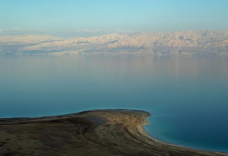 The Dead Sea, at 1,385 feet below sea