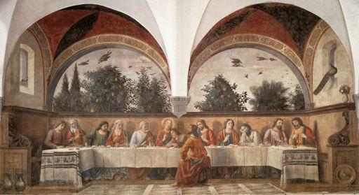 Domenico#Ghirlandalo.#Last&Supper&(fresco),#1480.