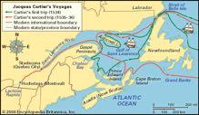Lawrence River area of North America early 1600s: Samuel de