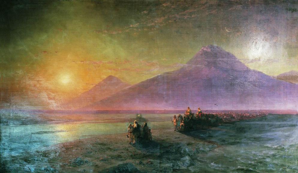 Dejection of Noah from Mountain Ararat BY IVAN AVIAZOVSKY (C.