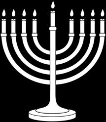 On either side of the Ark is a menorah seven-branched candlestick represent the number of