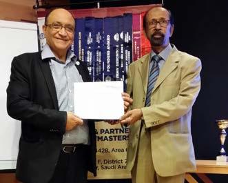 From the Community Certification (continued) Ziad Arif Bou Alwan, Finance Manager,, received recognition as an Advanced Communicator Silver for his exceptional achievements in the Toastmasters