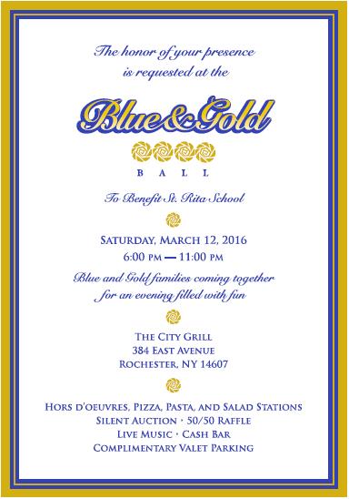 ST. RITA SCHOOL BLUE & GOLD BALL and HALL OF FAME We are very pleased to announce that Jane Kunzog and John O'Connor will be inducted into the St.