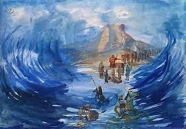 26 Then the LORD said to Moses, Stretch out your hand over the sea, that the waters may come back upon the Egyptians, on their chariots, and on their horsemen.