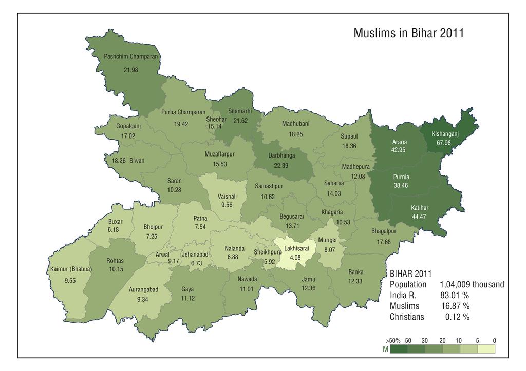 Centre s Blog on Religion Data of Census 2011 improved their share and where Muslims have a high presence, there has been significant accretion to