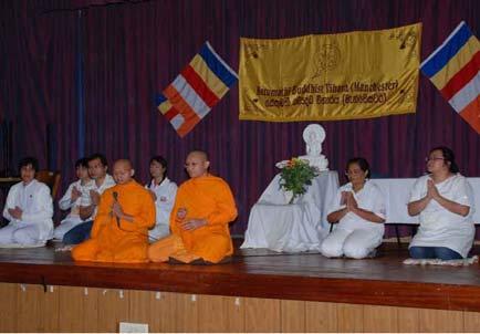 The Abbot of Ketumati Buddhist Vihara took a leading role, together with the Buddhist