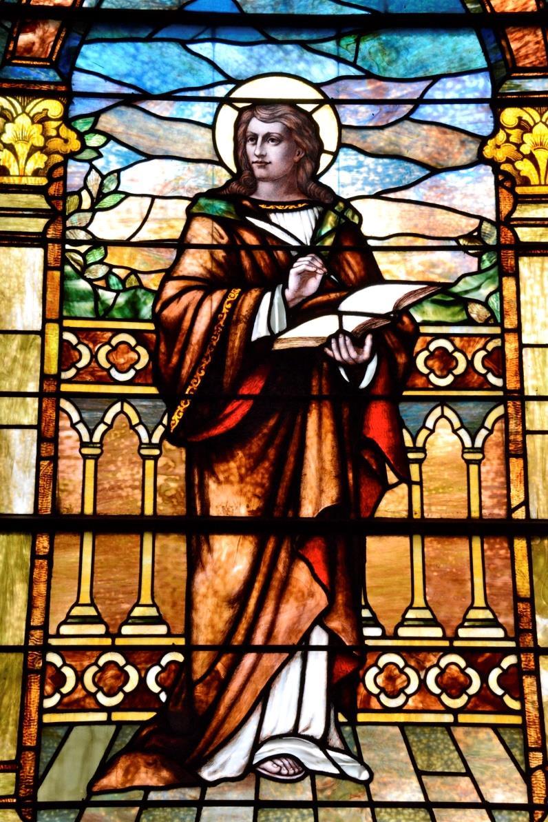 Saint John the Evangelist The Evangelist, the disciple whom Jesus loved, was the youngest of all the apostles. He is the only one who died a natural death.