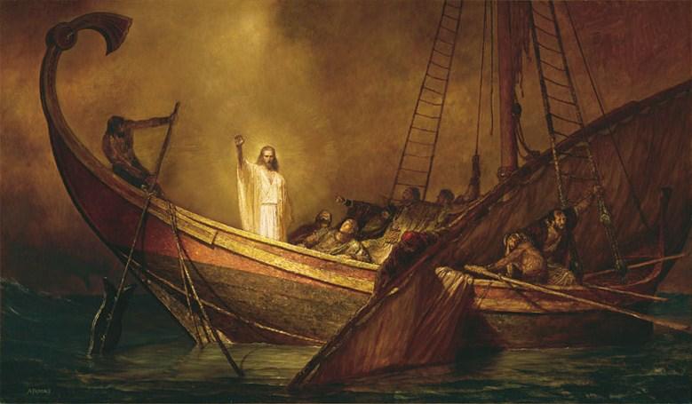 WHERE AS JONAH DIDN T CONFRONT THE STORM, JESUS