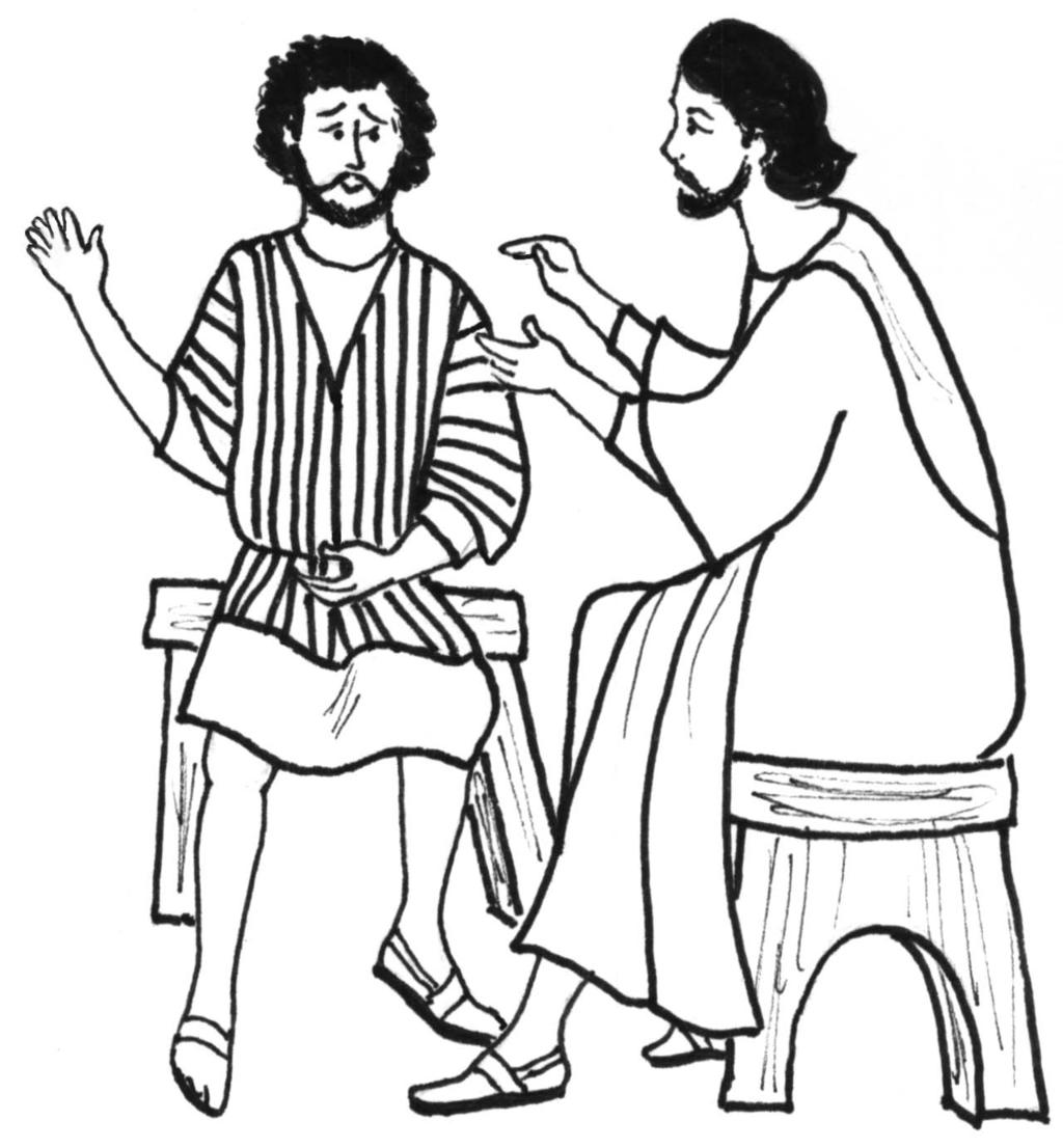 MATTHEW 18:21 35 A LESSON ABOUT FORGIVING (An unforgiving servant) File no. 130 Peter was puzzled. He heard Jesus talking about forgiving one another.
