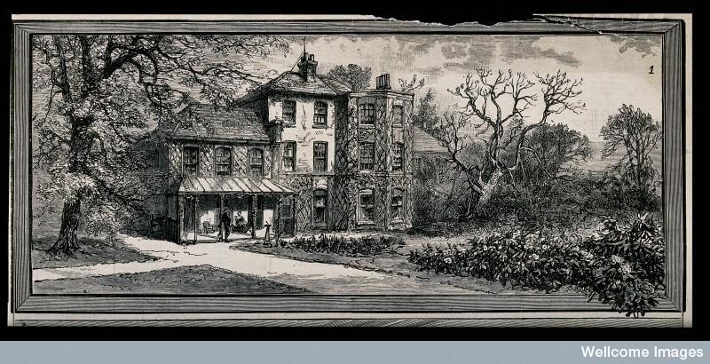 Figure 3.8. 19 th Century engraving of Down House, Darwin s residence from 1842 til his death forty years later.