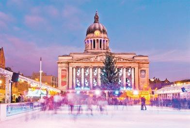 Guide to Christmas innottingham Nottingham Winter Wonderland Nottingham s Christmas market is back, and it s bigger and better than ever, with more stalls and the UK s largest Ice Bar.