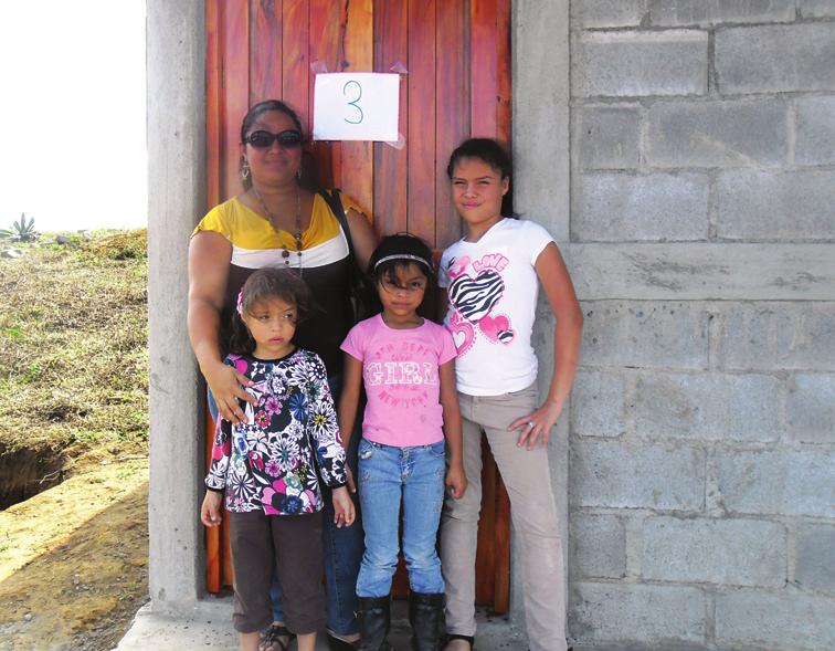Thanks to contributions by friends like you, 25 of El Crucero s poorest families no longer have to brave the harsh cold or rain coming through their walls or worry that their dwelling may collapse on