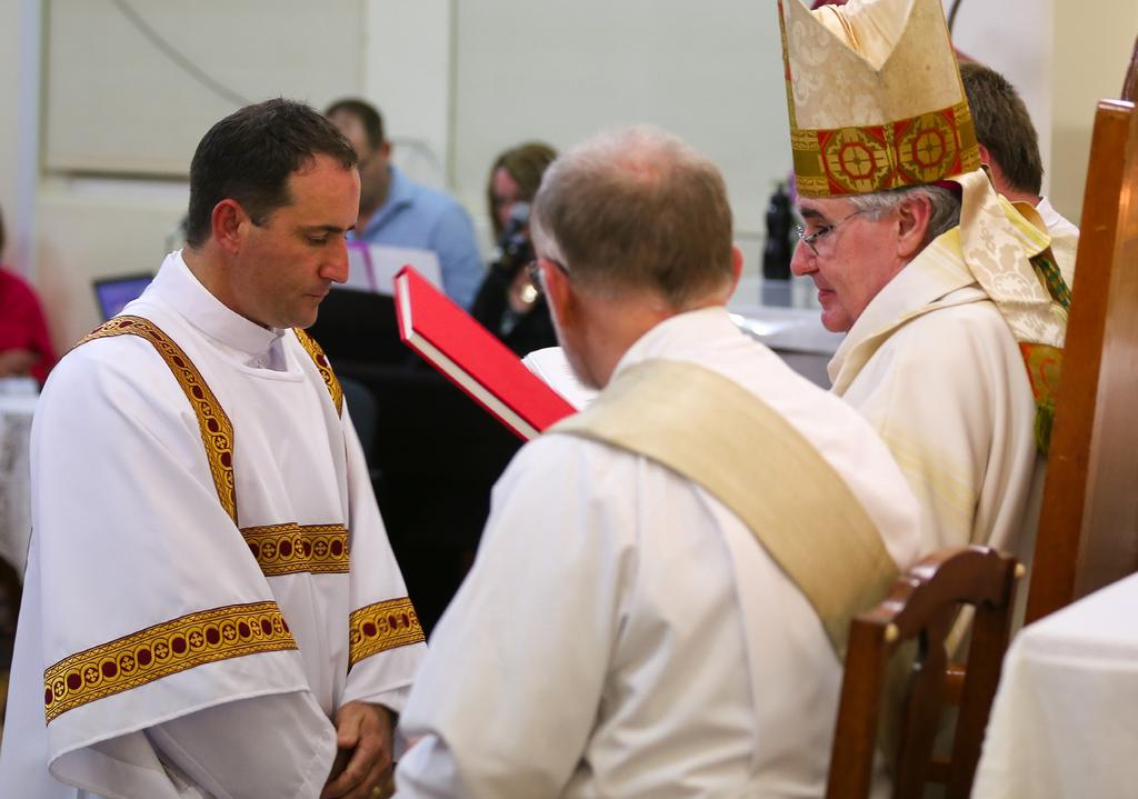 4 Deacon Michael Lindsay was ordained by Bishop James Foley of Cairns recently. Deacon Michael ordained BISHOP James Foley of Cairns ordained Deacon Michael Lindsay, on 28 August.