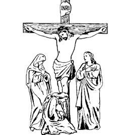 XII STATION: JESUS DIES ON THE CROSS When it was noon, darkness came over the whole land until three in the afternoon.