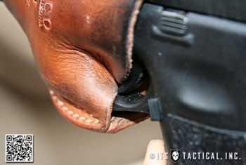 holster lip folded into the trigger