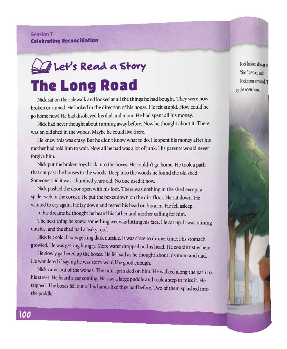 Let s Read a Story Let s Talk About It If time permits, read this story together to the class or ask a student to read it.