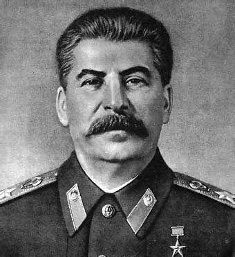Joseph Stalin The communist dictator of the Soviet Union from 1922-1953 who killed all who opposed him.