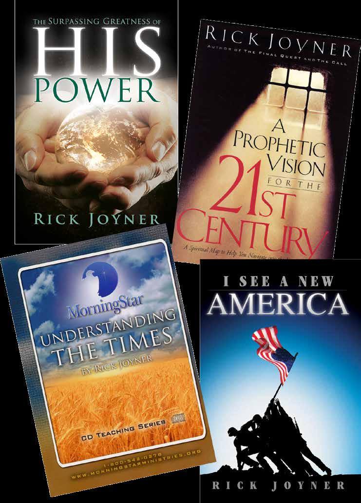 00 This special includes: A Prophetic Vision for the 21st Century by Rick Joyner I See A New America by Rick