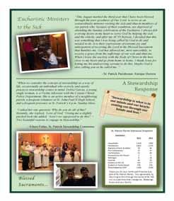 Parish Report on the Ministries and their