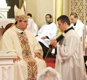 Diaconate? The transitional diaconate is a period of about a year. A man is ordained to the diaconate before priesthood.