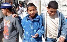 ) The Palestinian children attitude to the Intifada: : Sociological polls Sociological polls on 1,000 teenagers between the ages of