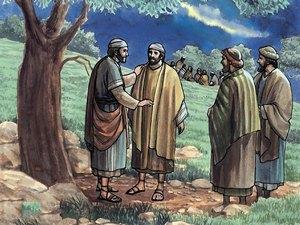 BRIT CHADASHAH (New Testament) John 18:1-11 Tell the Story in the Garden Yeshua said Watch and pray