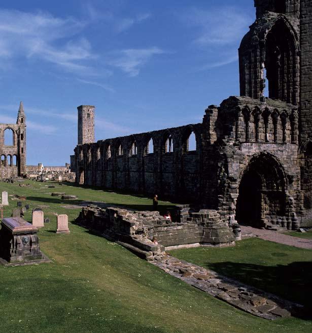 1 St Andrews Cathedral was once the most