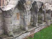 .. Chapter house from the cloister Now: The canons were in charge of running the cathedral.