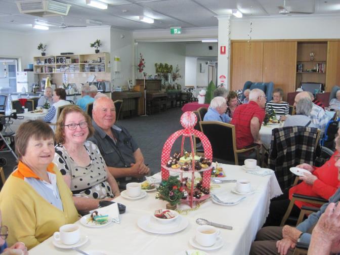 On Tuesday the 19 th of December a High Tea was hosted by Dunmunkle Lodge for Residents, their families
