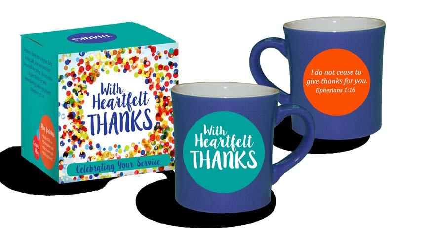 With Heartfelt Thanks 13 oz Ceramic Mug :