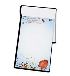 Notepad: 6 x 9 clipboard with metal