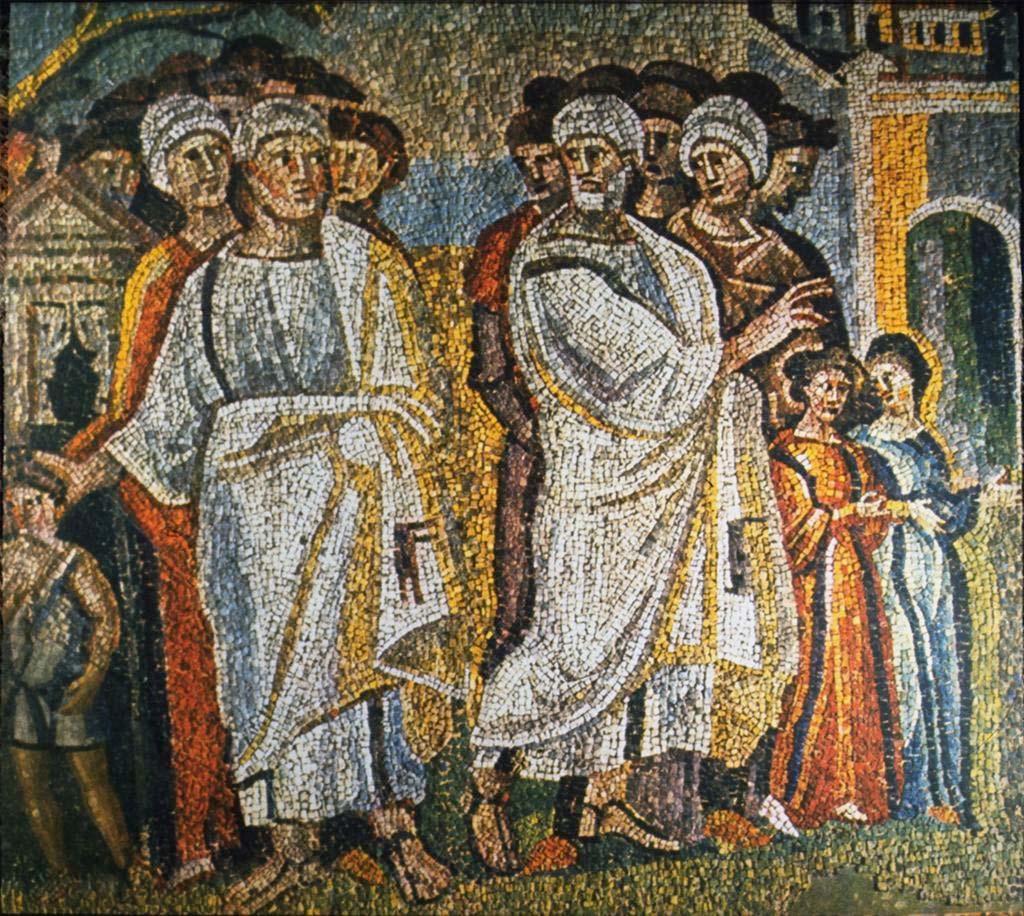 Parting of Abraham and Lot, Mosaic,