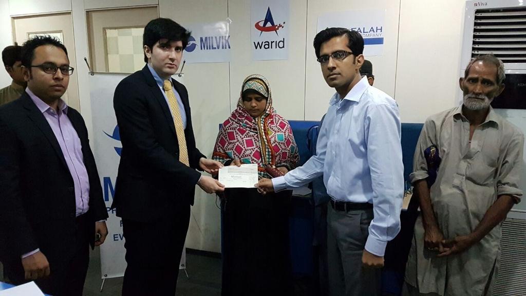 Contributed by: Dept. Alfalah Insurance Pays Second Claim of BIMA One of the subscriber of our micro insurance product BIMA Personal Accident named Mr.