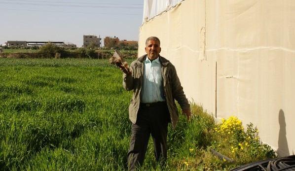 This Palestinian farmer showed us part of an