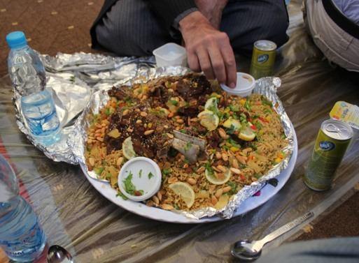 Delicious Palestinian Food: Despite the economical situation and the siege, Palestinians are very generous.