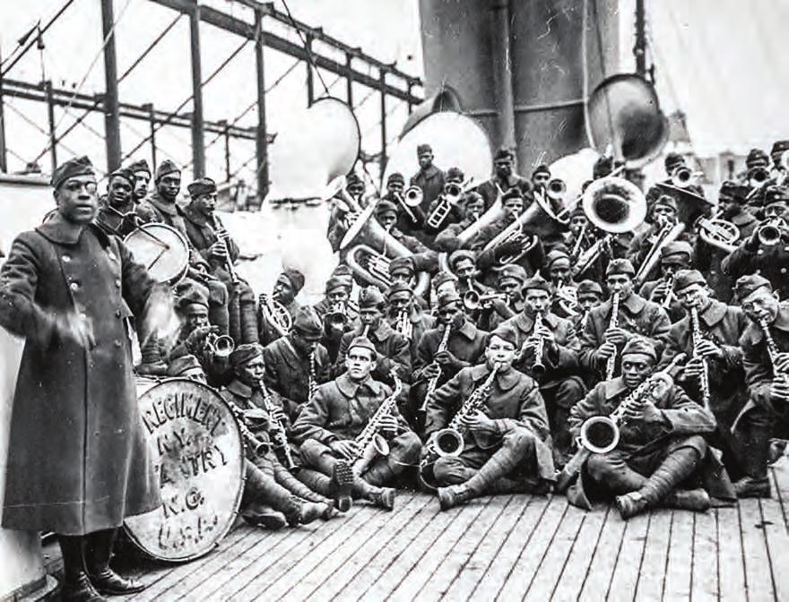 14 SOCIAL 100 years ago today, jazz broke loose in Europe NANTES, (France) A hundred years ago in World War One, a group of American soldiers stormed Europe not to the boom of guns, but the swinging