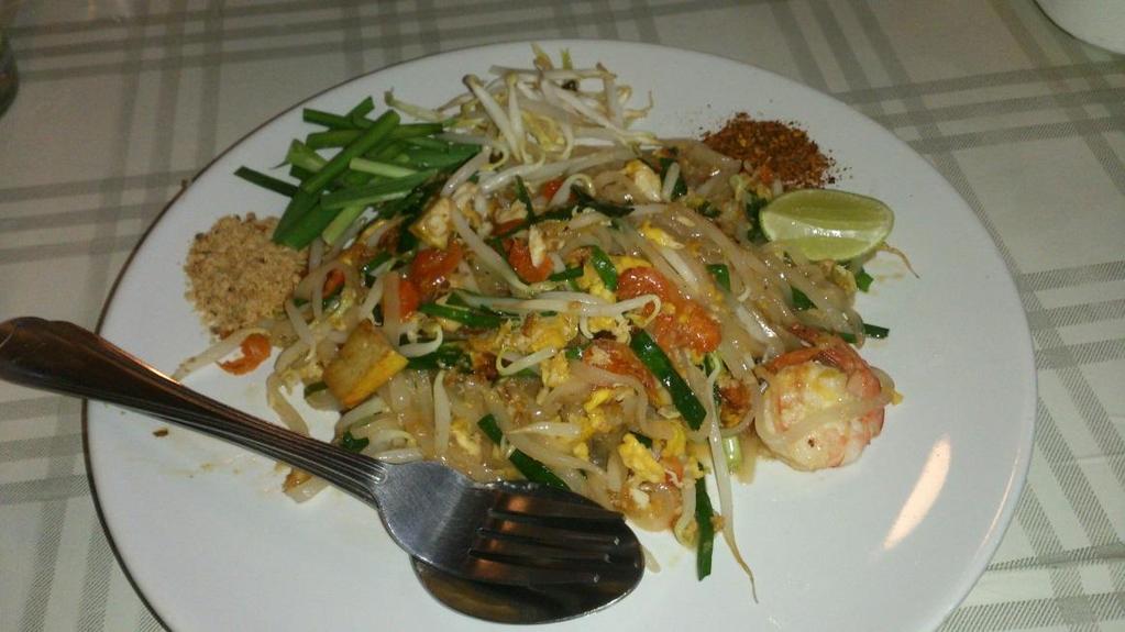 Fig6. Pad thai Thai foods use various spices. Some are spicy ones and others have unique flavor. Therefore some people cannot eat some Thai foods. I will take about social network service.