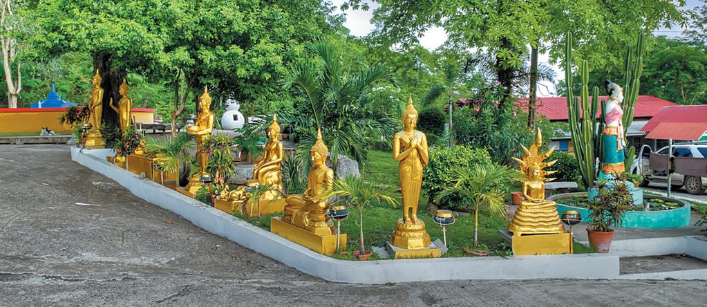 earliest Siamese (Thai) Buddhist remains reflect the Mahayana Buddhist Tradition dominant at that time (see brief history).
