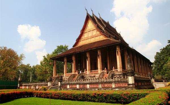 Vientiane boasts several beautiful temples or wats, but one of the most impressive and interesting of them is Wat Ho Phra Keo.